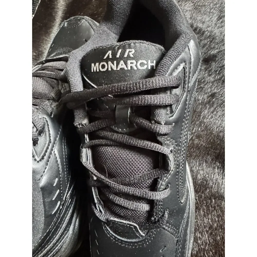 Nike Air Monarch 4 Triple Black Sneakers 415445-001